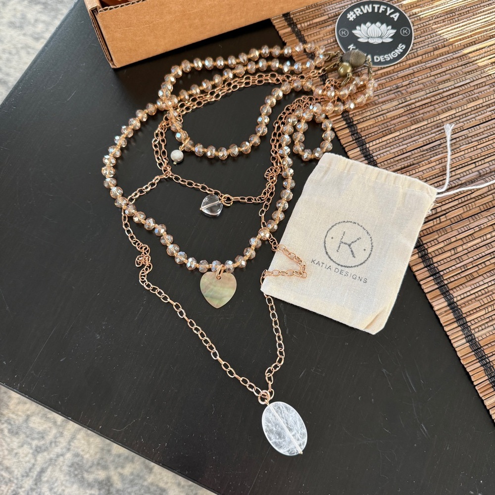 KATIA DESIGNS Gold Layered Necklace